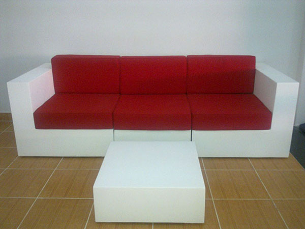 Central point moudule sofa